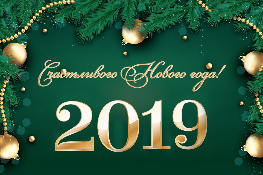С Новым 2019 годом!